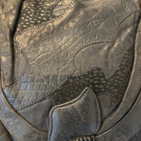 Vintage Viva of California Black Leather Purse - Picture 4 of 10